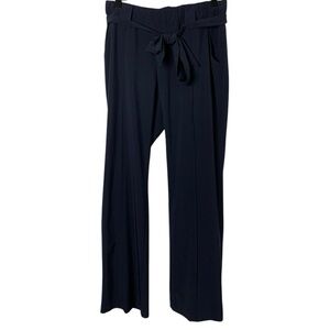 Athleta Navy Blue Size 6 Toe Waist Bag Style Activewear Lounge Comfy Light Pants